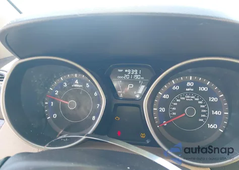 2011 Hyundai Elantra Limited z USA, uszkodzony, nr VIN 5NPDH4AE0BH007161